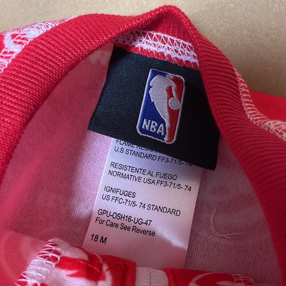 NBA Hawks Baby’s Footie Pajama’s